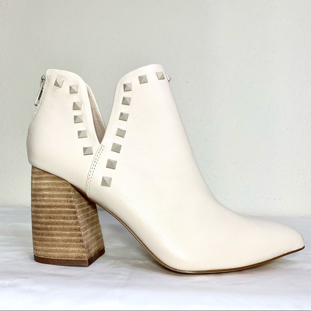 Steve Madden Gloria studded booties in nude